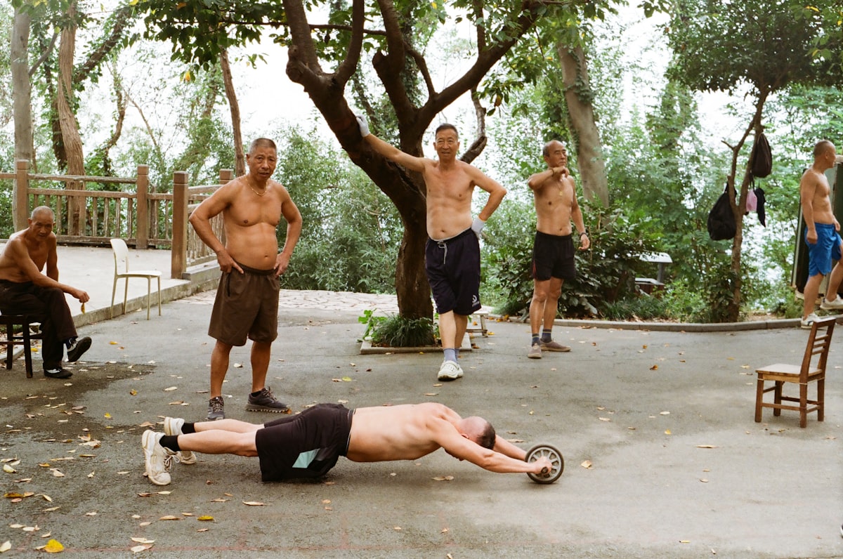 Active man over 50 demonstrating energy and vitality